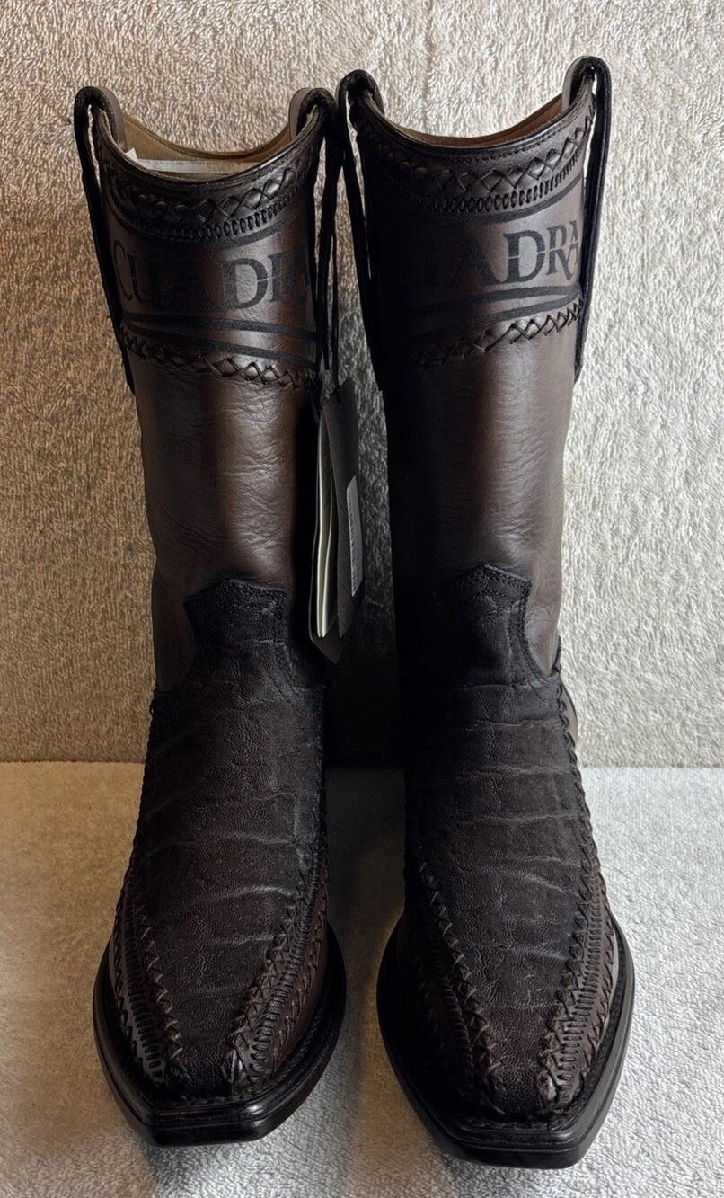 Cuadra Men's Chocolate Brown 3 Pieces Leather Western Boots Size 8 EE 54267